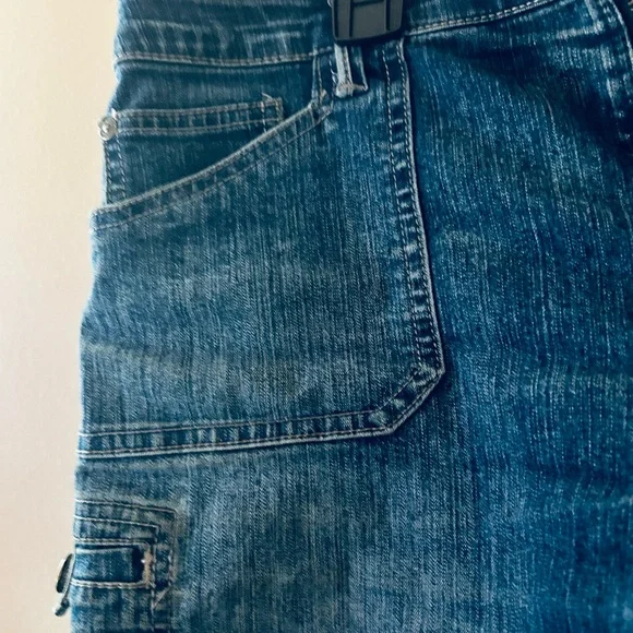 Gloria Vanderbilt Denim Blue Women's Shorts - Picture 4 of 7